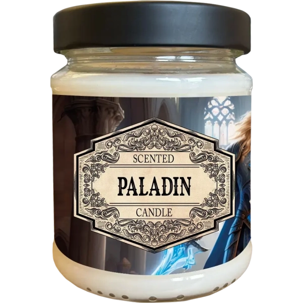 Scented Candle Paladin with Surprise Dice