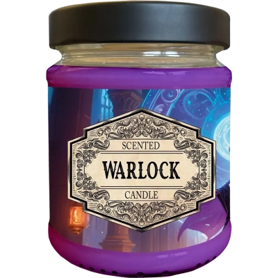 Scented Candle Warlock with Surprise Dice