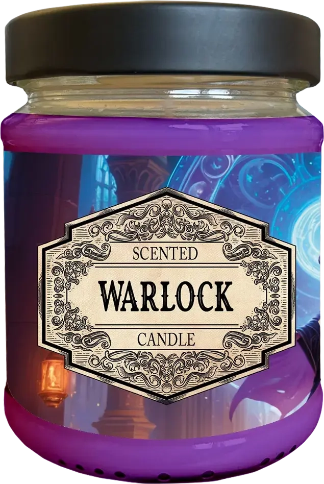 Scented Candle Warlock with Surprise Dice