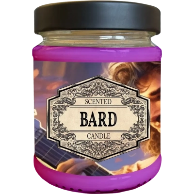 Scented Candle Bard with Surprise Dice