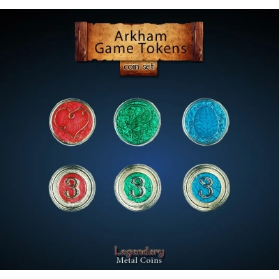 Arkham Game Tokens Set (12)