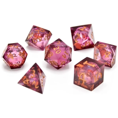 Royal Nebula Liquid Core RPG Dice Set (7)