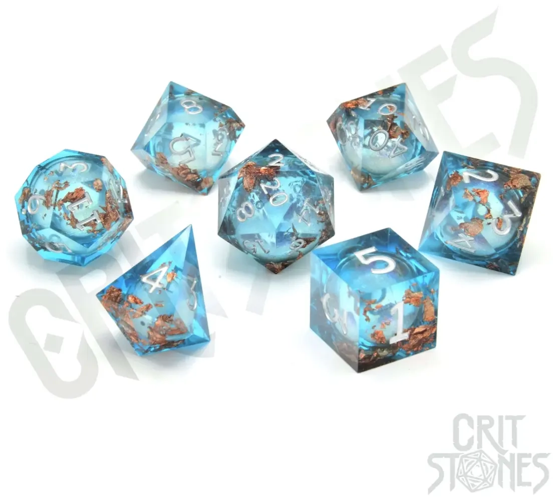 Flux Fortune Liquid Core RPG Dice Set (7)