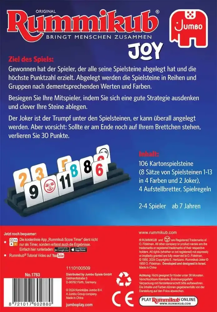 Rummikub: Joy
