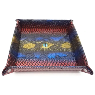 Dragon Eye Rolling Tray Spectral Blue & Gold