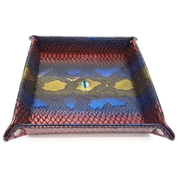 Dragon Eye Rolling Tray Spectral Blue & Gold
