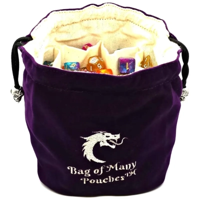 Bag of Many Pouches Purple