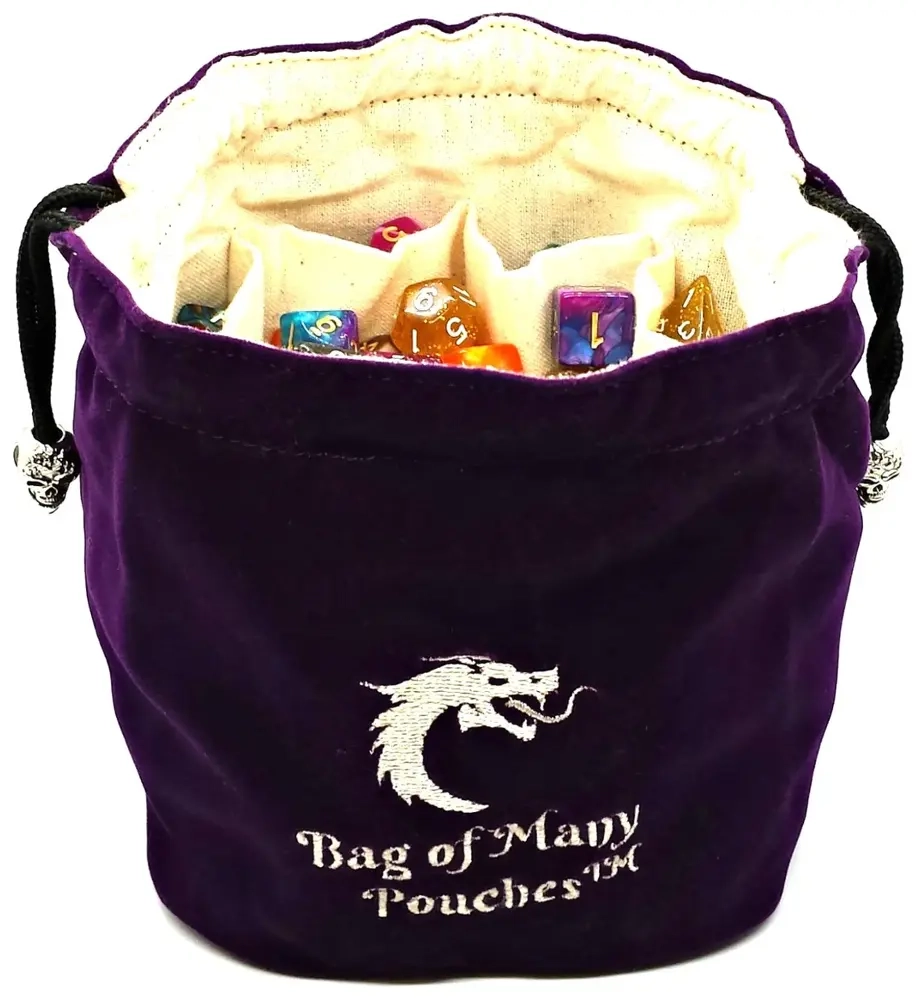 Bag of Many Pouches Purple