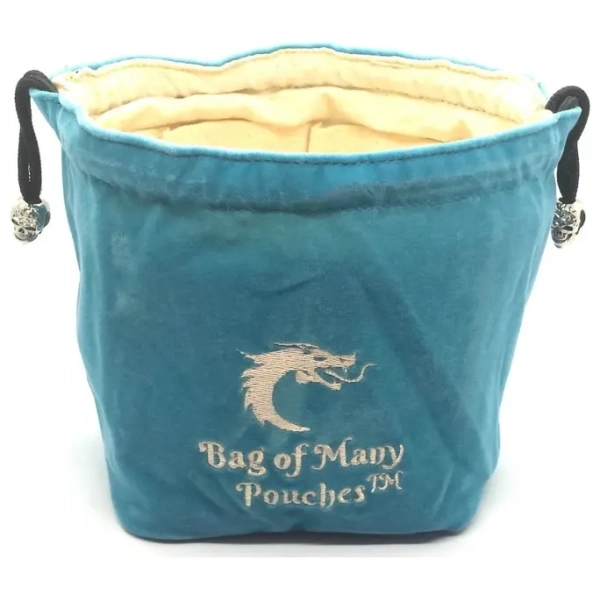 Bag of Many Pouches Teal Reprint