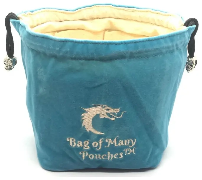 Bag of Many Pouches Teal Reprint
