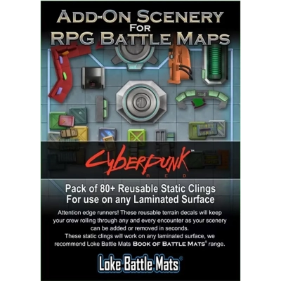 Add On Scenery for RPG Battle Maps Cyberpunk RED - EN