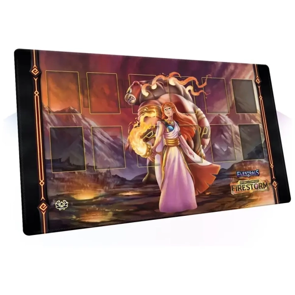 Elestrals - Firestorm Majursa Champion of Hestia Playmat