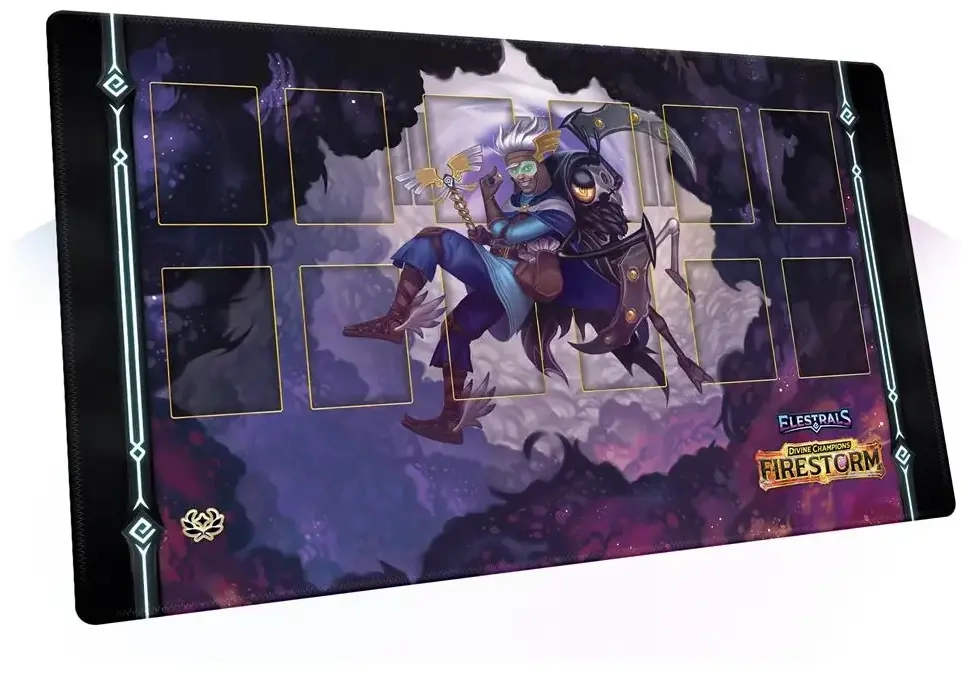 Elestrals - Firestorm Carryoff Champion of Hermes Playmat