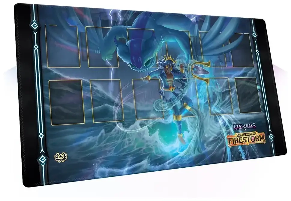 Elestrals - Firestorm Majesea Champion of Poseidon Playmat
