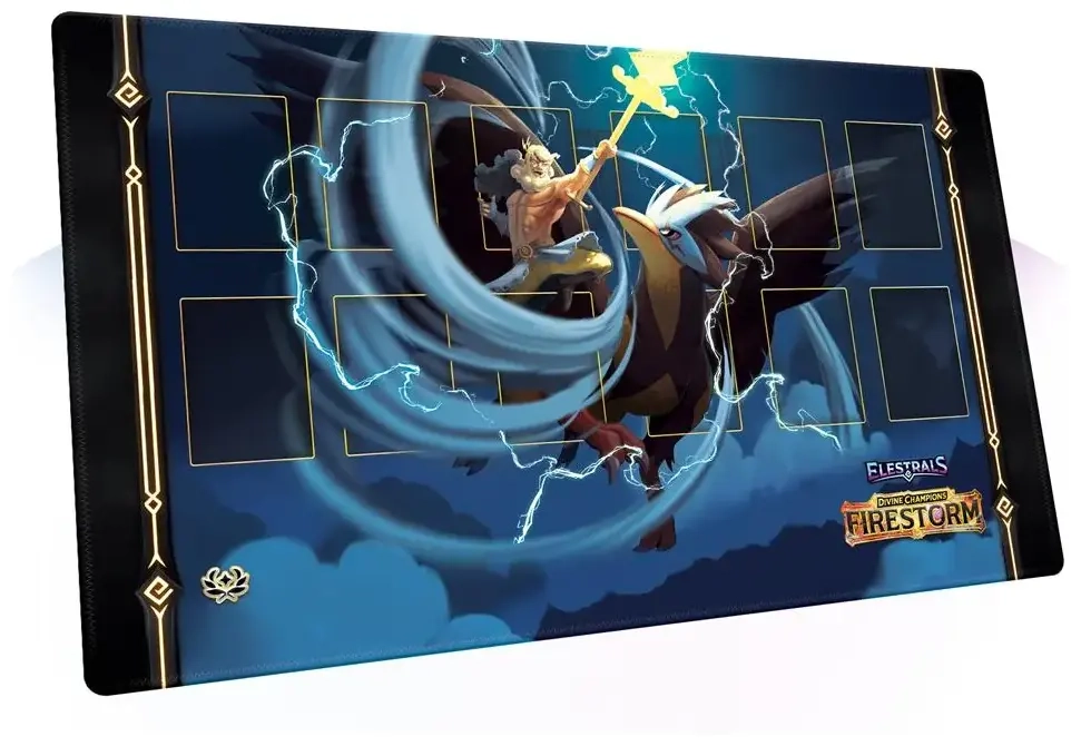 Elestrals - Firestorm Voltempest Champion of Zeus Playmat