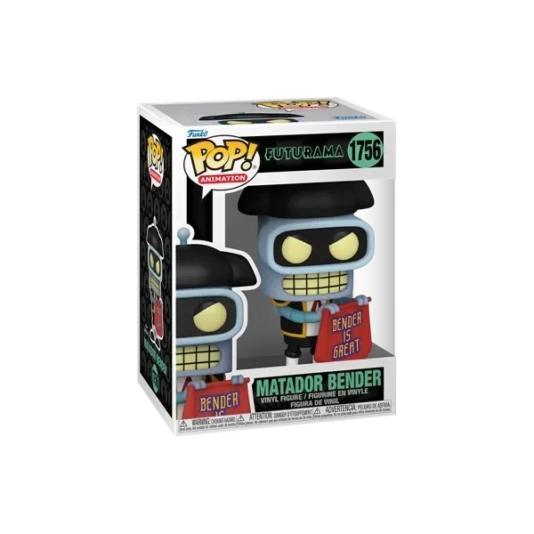 Funko POP! TV: Futurama S4 - Bender (Matador)