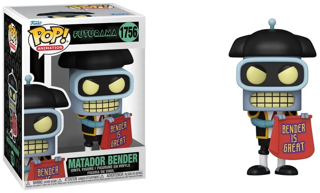 Funko POP! TV: Futurama S4 - Bender (Matador)