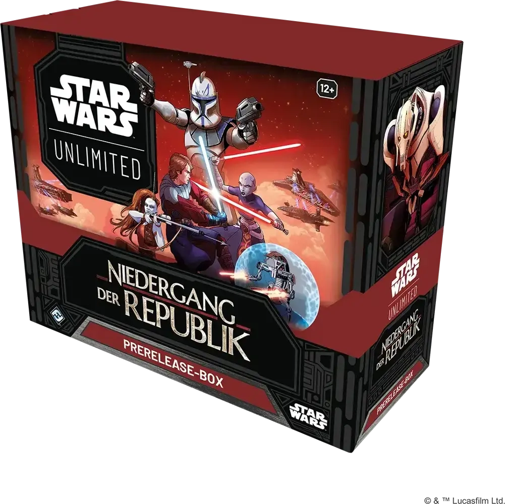 Star Wars: Unlimited – Niedergang der Republik (Pre-Releasebox)