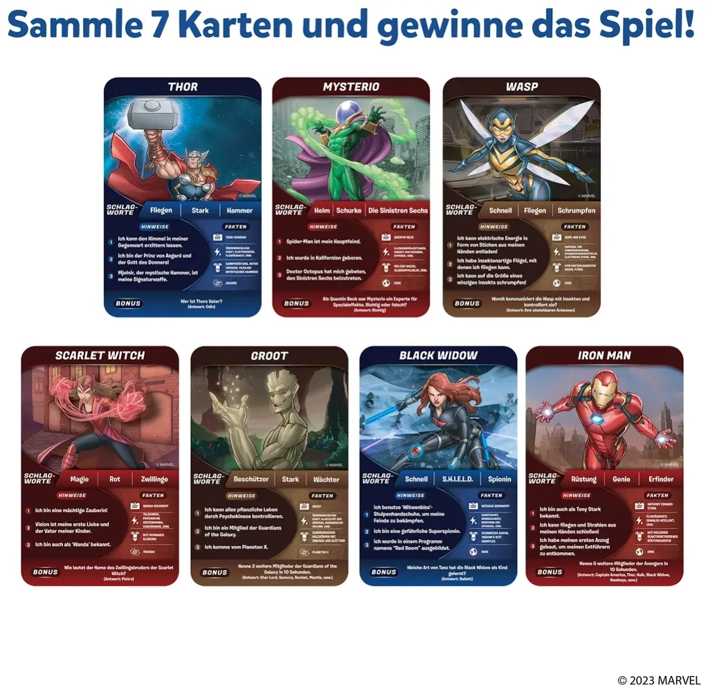 Marvel 10 Mal darfst du Raten