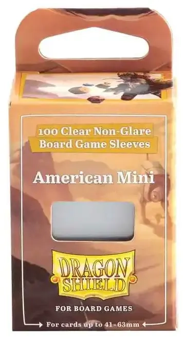 Dragon Shield Board Game Sleeves - American Mini (100 Sleeves)