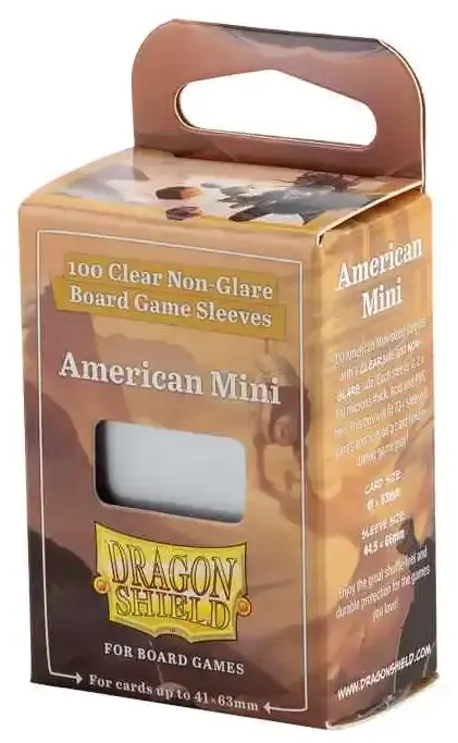 Dragon Shield Board Game Sleeves - American Mini (100 Sleeves)