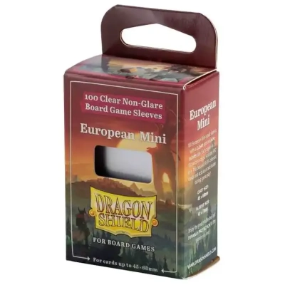 Dragon Shield Board Game Sleeves - European Mini (100 Sleeves)