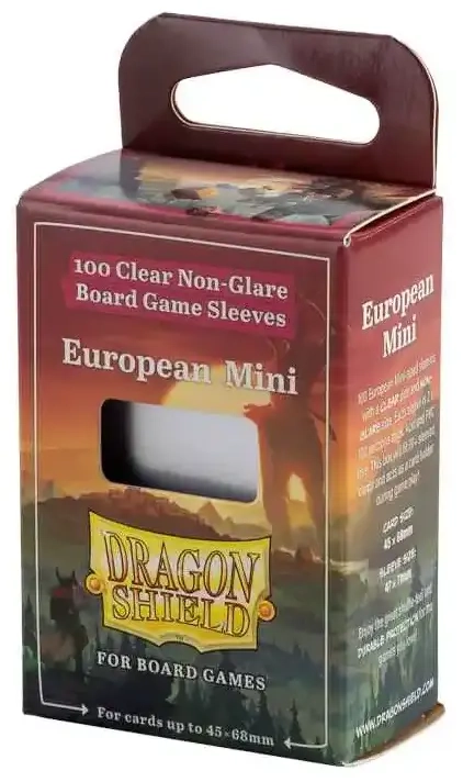 Dragon Shield Board Game Sleeves - European Mini (100 Sleeves)
