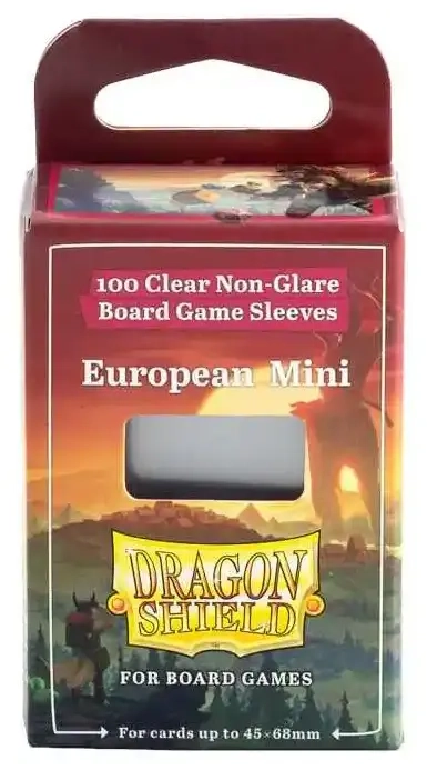 Dragon Shield Board Game Sleeves - European Mini (100 Sleeves)