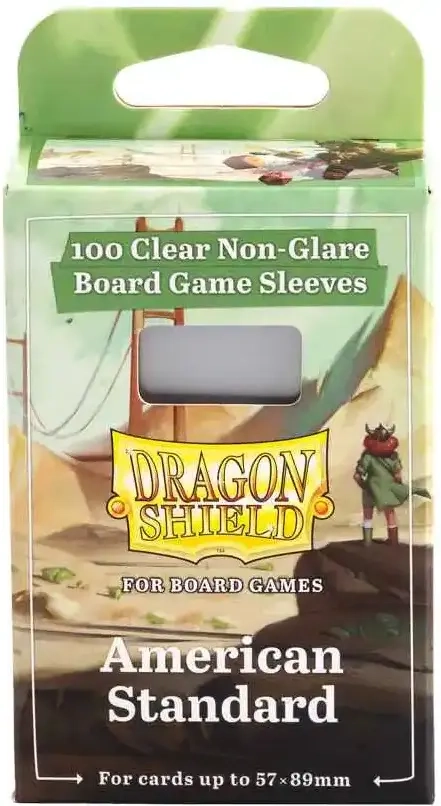 Dragon Shield Board Game Sleeves - American Standard (100 Sleeves)