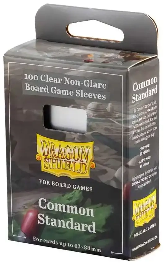 Dragon Shield Board Game Sleeves - Common Standard (100 Sleeves)