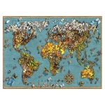 Antike Schmetterling-Weltkarte