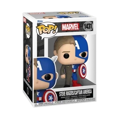 Funko POP! Marvel: Split - Captain A/Steve R