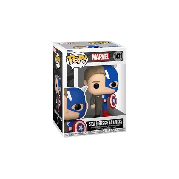Funko POP! Marvel: Split - Captain A/Steve R