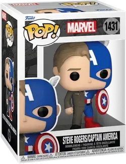 Funko POP! Marvel: Split - Captain A/Steve R