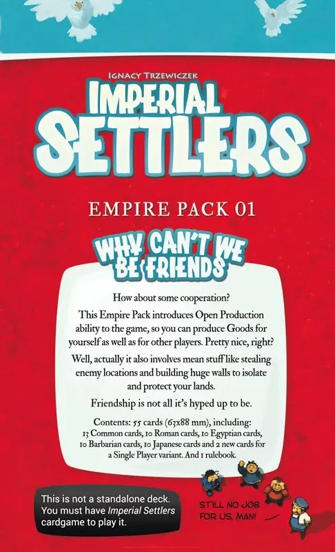 Imperial Settlers: Why can't we be friends? - Expansion - EN
