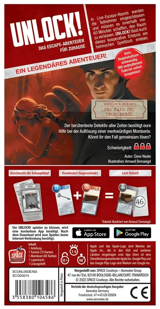 Unlock!: Legendary Adventures | Sherlock Holmes: Der Fall der Feuerengel (Einzelszenario)