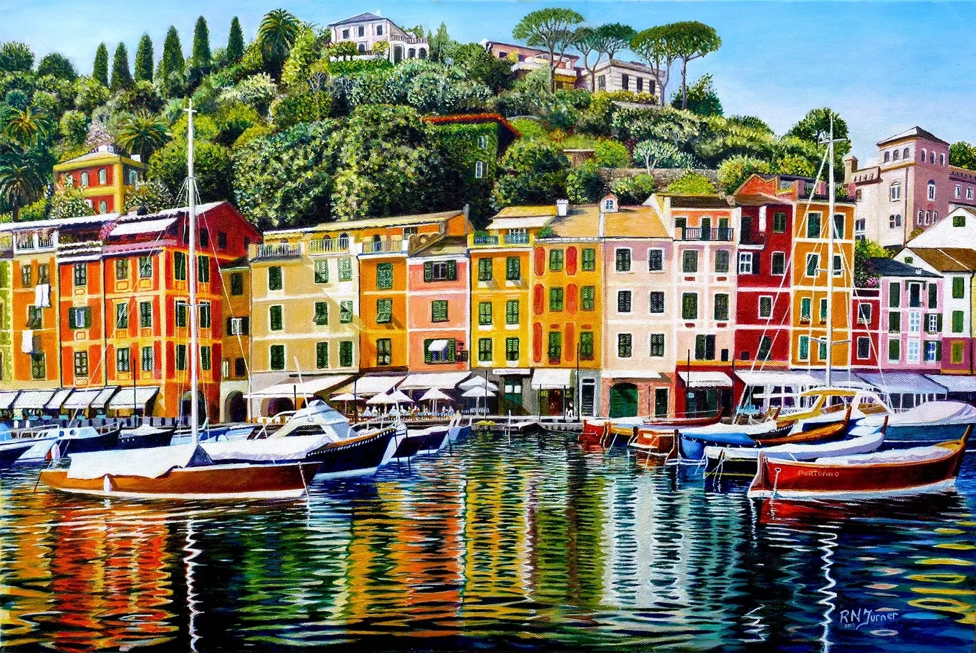 Portofino im Spiegelbild