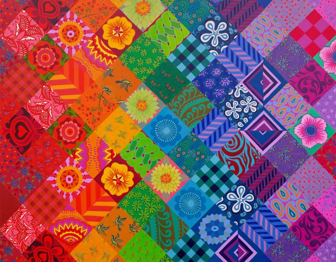 Patchwork Regenbogen