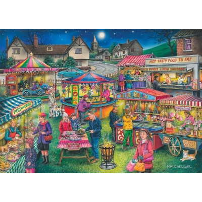 Rummel im Dorf Fayre
