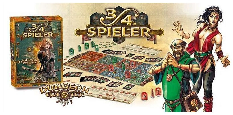 Dungeon Twister - Erweiterung #2  -  3 & 4 Spieler