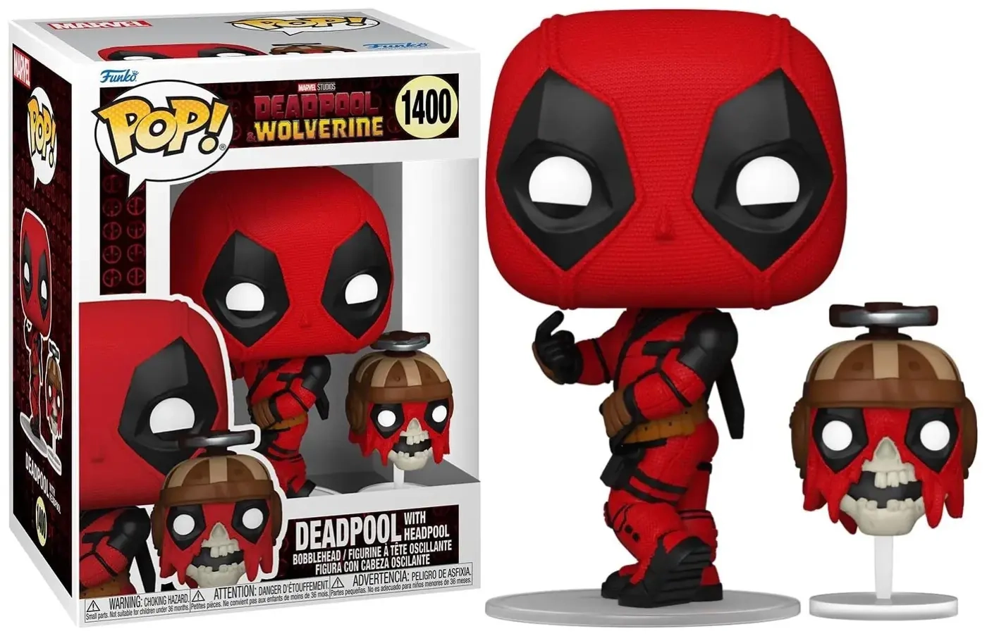 Funko POP! POP&Buddy: Deadpool 3 S2- Deadpool w/Headpool