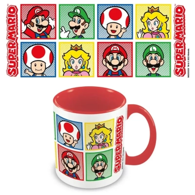 Super Mario Red Coloured Inner Mug