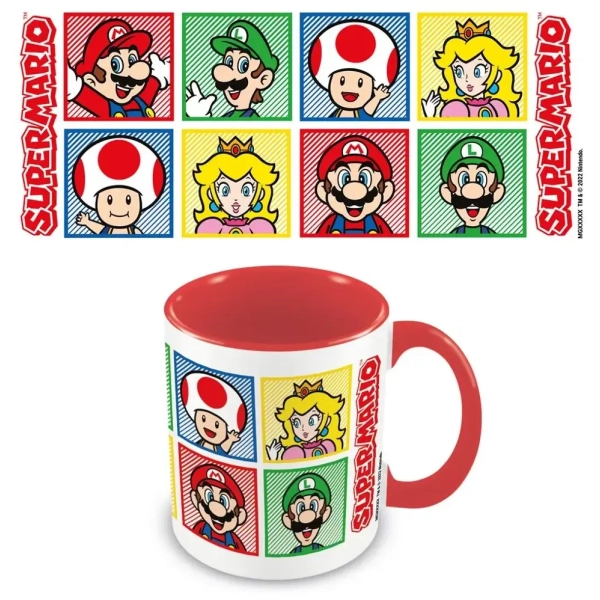 Super Mario Red Coloured Inner Mug