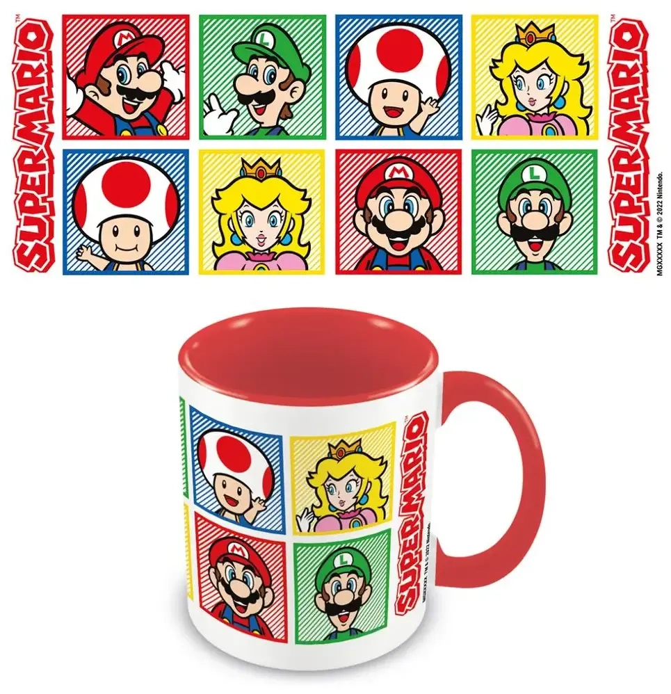 Super Mario Red Coloured Inner Mug