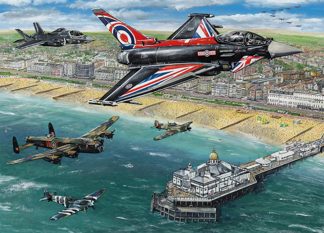 Flugshow über Eastbourne