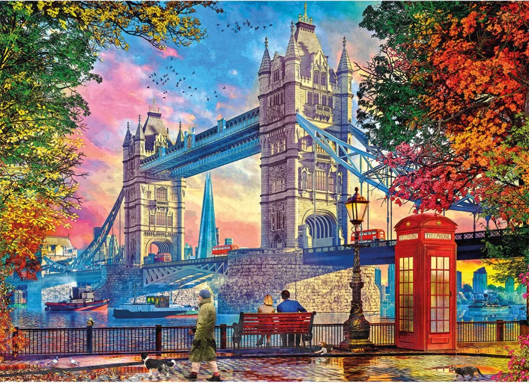 Klarer Himmel über der Tower Bridge