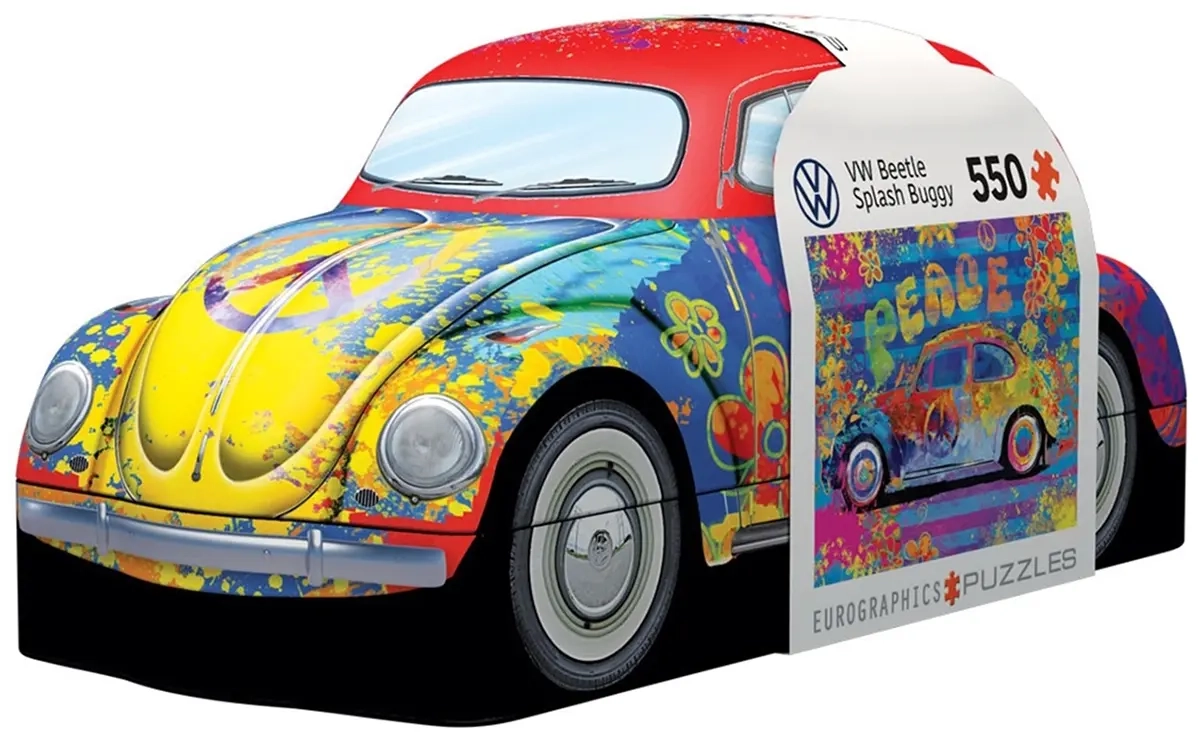 VW Beetle Splash - Blechdosenpuzzle