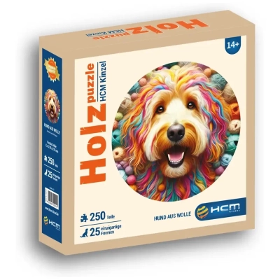 Hund aus Wolle