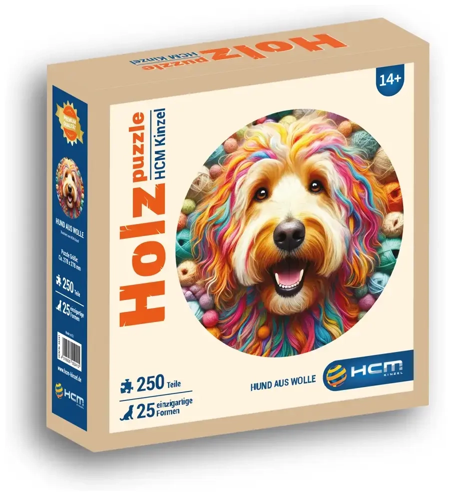 Hund aus Wolle