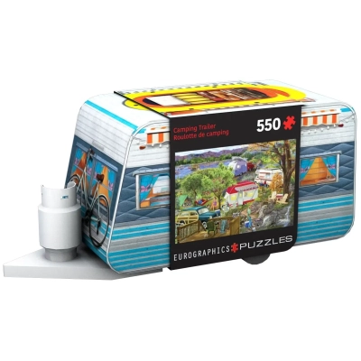 Urlaub im Wohnwagen - Blechdosenpuzzle
